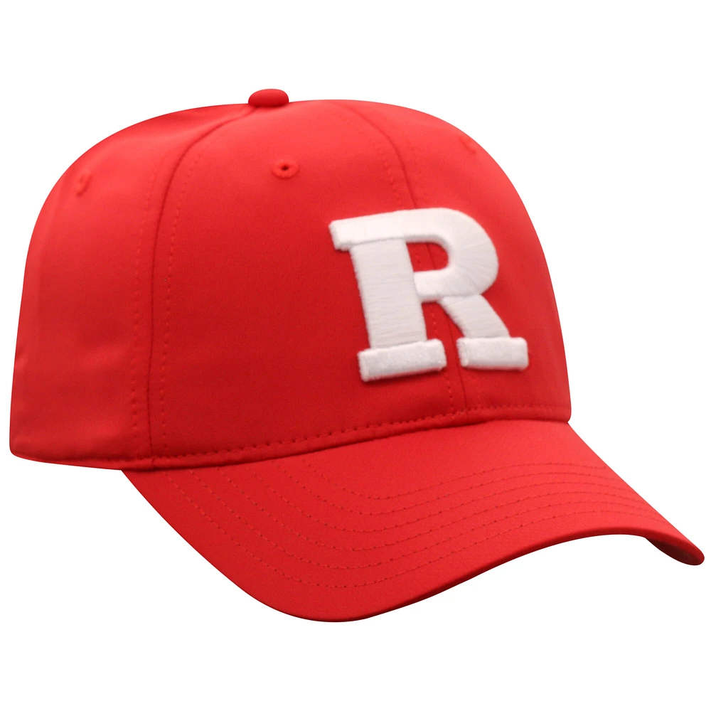 Men's Top of the World  Scarlet Rutgers Scarlet Knights Victory Trainer Adjustable Hat