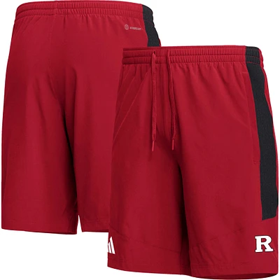 Short adidas Scarlet Rutgers Knights AEROREADY pour homme