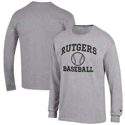 Rutgers Scarlet Knights Champion Baseball Icon Long Sleeve T-Shirt