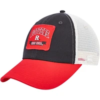 Men's Colosseum  Charcoal Rutgers Scarlet Knights Objection Snapback Hat