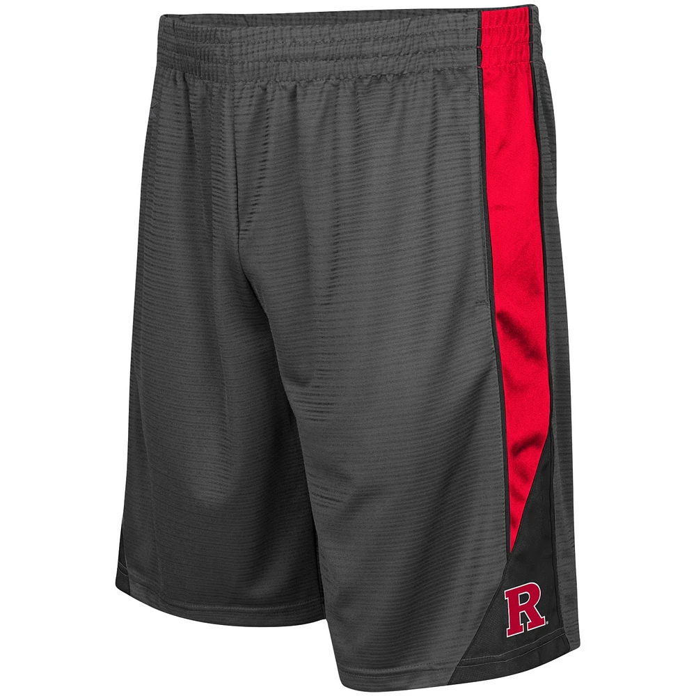 Short Colosseum Charcoal Rutgers Scarlet Knights pour homme