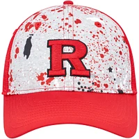 Colosseum gris/écarlate Rutgers Scarlet Knights Love Fern Trucker Snapback Hat pour homme