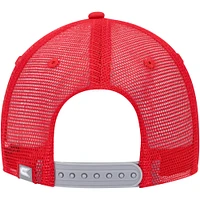 Colosseum gris/écarlate Rutgers Scarlet Knights Love Fern Trucker Snapback Hat pour homme