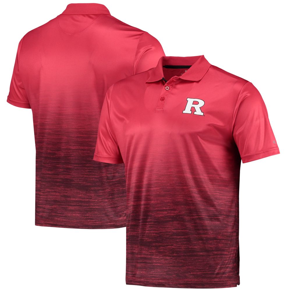 Men's Colosseum Scarlet Rutgers Knights Marshall Polo