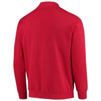 Men's Colosseum Scarlet Rutgers Knights Tortugas Logo Quarter-Zip Jacket