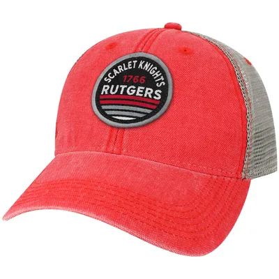 Rutgers Scarlet Knights Sunset Dashboard Trucker Snapback Hat - Scarlet
