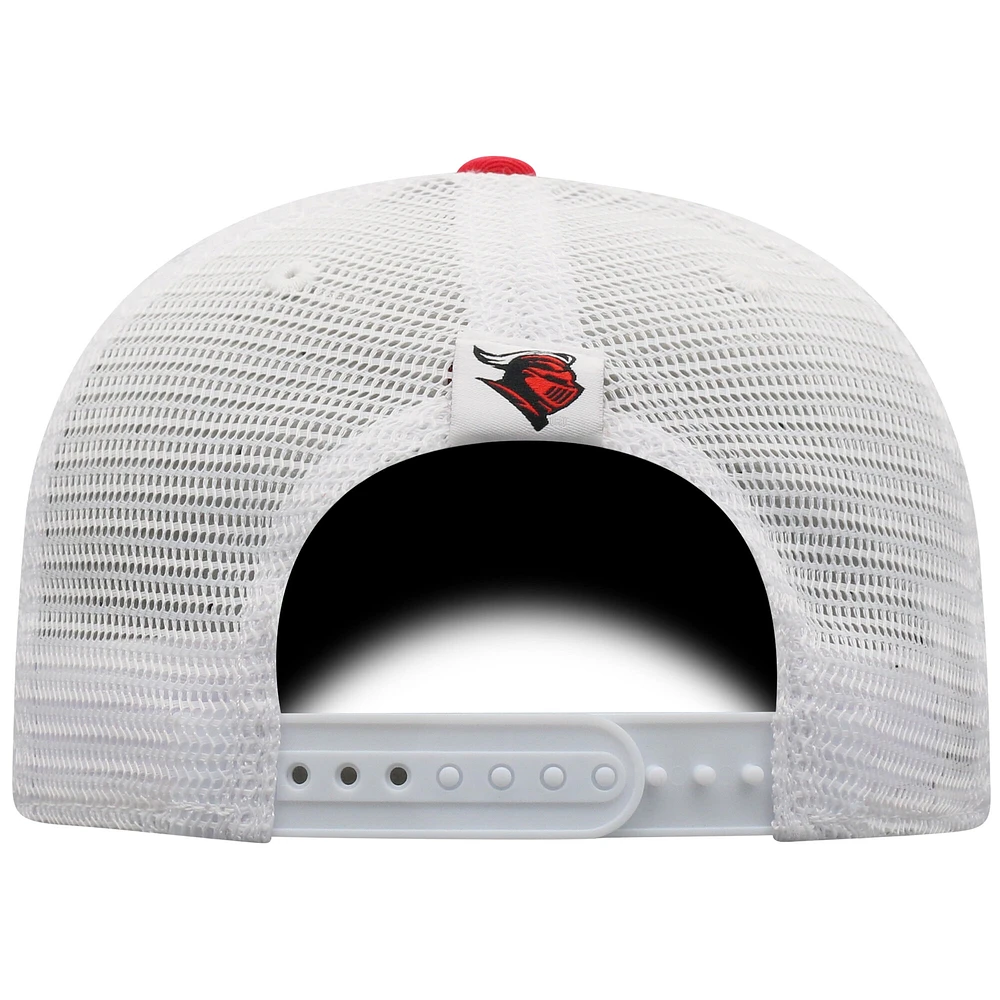Casquette de camionneur ajustable Top of the World Scarlet/White Rutgers Scarlet Knights Victory Baseline pour homme
