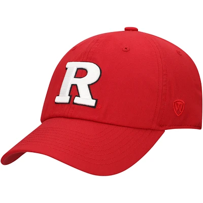 Casquette ajustable Top of the World Scarlet Rutgers Scarlet Knights Staple pour homme