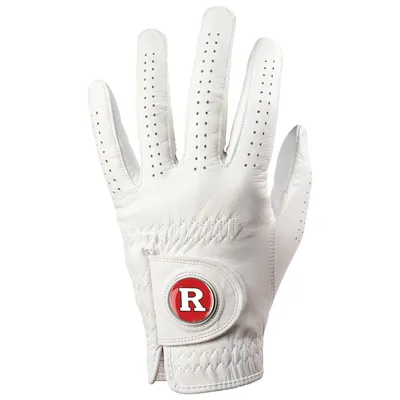 Rutgers Scarlet Knights Golf Glove - White