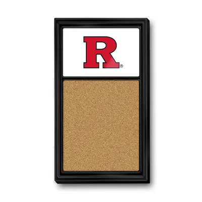 Rutgers Scarlet Knights 31'' x 17.5'' Cork Note Board