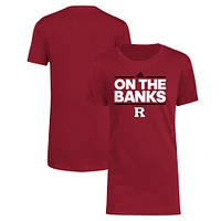 T-shirt adidas Scarlet Rutgers Knights Basic Dassler pour jeunes