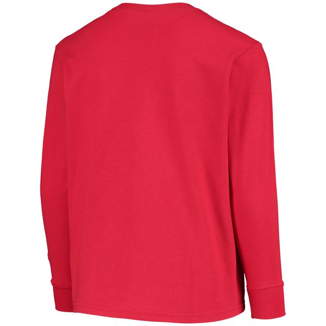 Champion de la jeunesse Scarlet Rutgers Knights Basketball T-shirt à manches longues