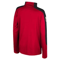 Youth Colosseum  Scarlet Rutgers Knights OHT Military Appreciation Cyclone Quarter-Zip Windshirt