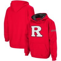 Youth Scarlet Rutgers Knights Big Logo Pullover Hoodie