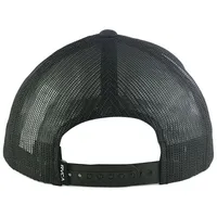 Men's RVCA Black All The Way Snapback Trucker Hat