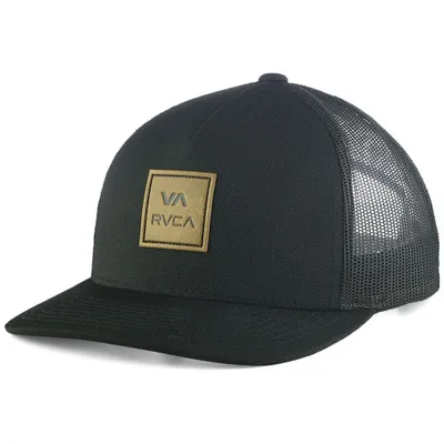 Casquette de camionneur RVCA All The Way Snapback noire pour homme