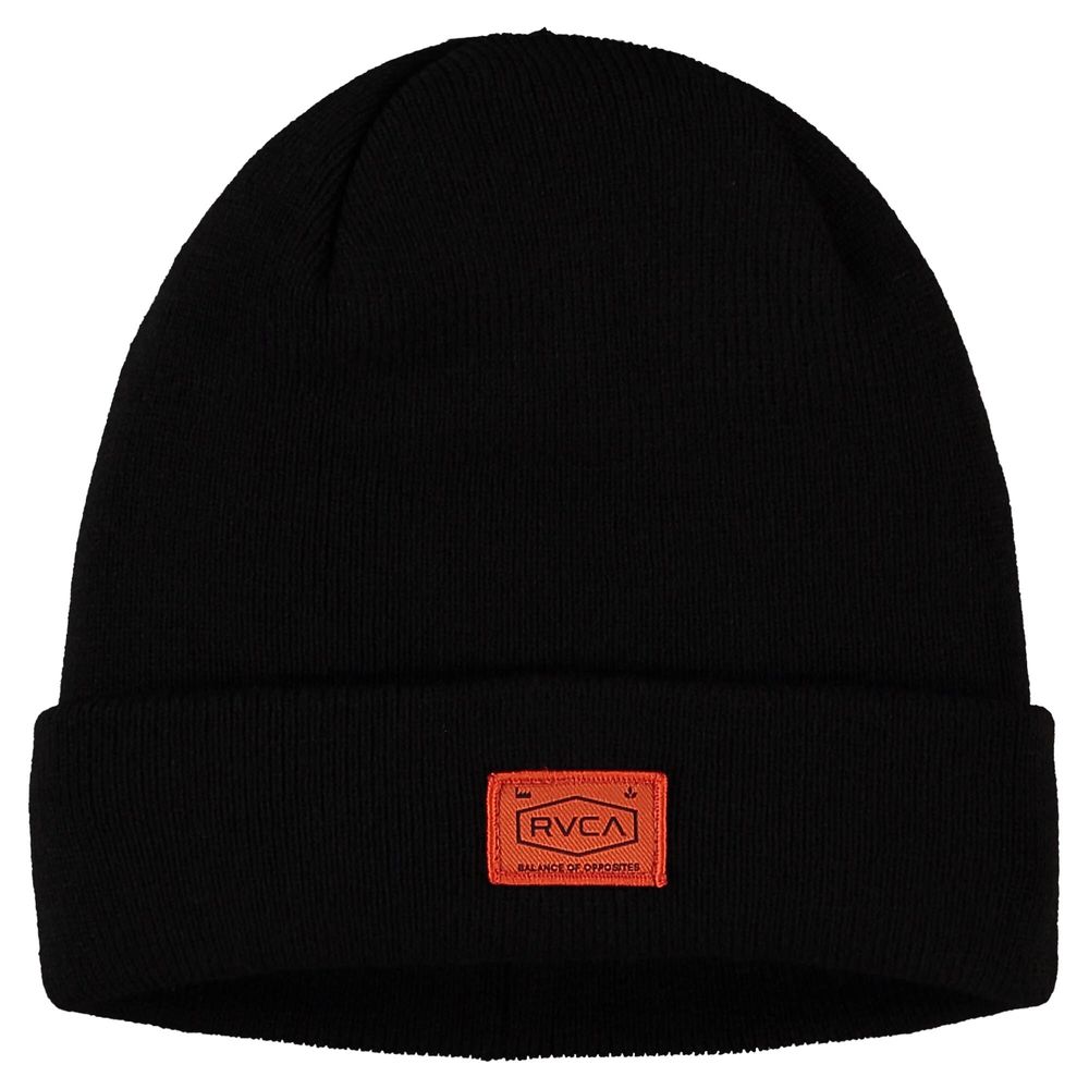 Men's RVCA Black Chainmail - Cuffed Knit Hat