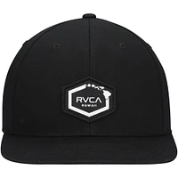 Casquette RVCA Black Island Hex Snapback pour hommes