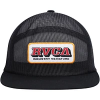 Men's RVCA Black Jamie Trucker Snapback Hat