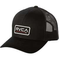 Men's RVCA Black Logo Ticket Trucker III - Snapback Hat