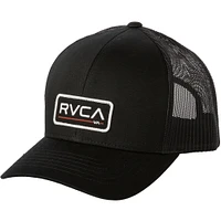 RVCA Black Logo Ticket Trucker III pour homme - Casquette Snapback