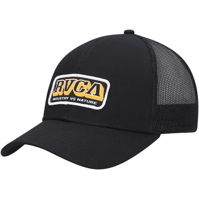 RVCA Path Trucker Snapback Hat - Black