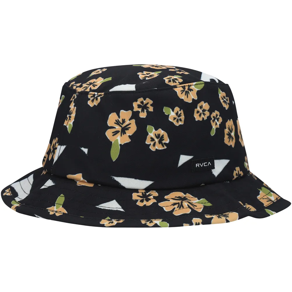 Chapeau seau RVCA Black Pop Flower pour homme