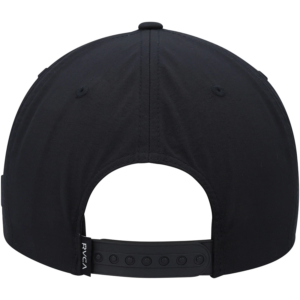 Men's RVCA Black Rainbow Connection Snapback Hat