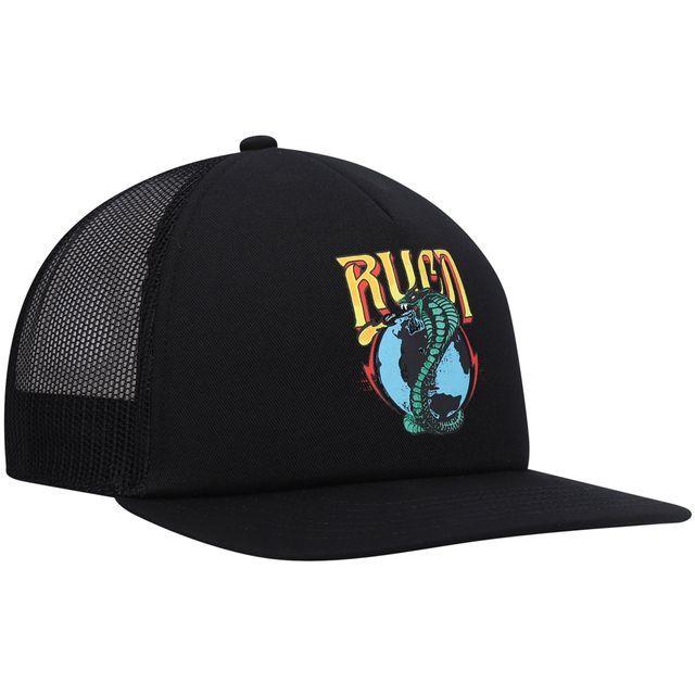 RVCA Black Tour Trucker Snapback pour homme - Casquette