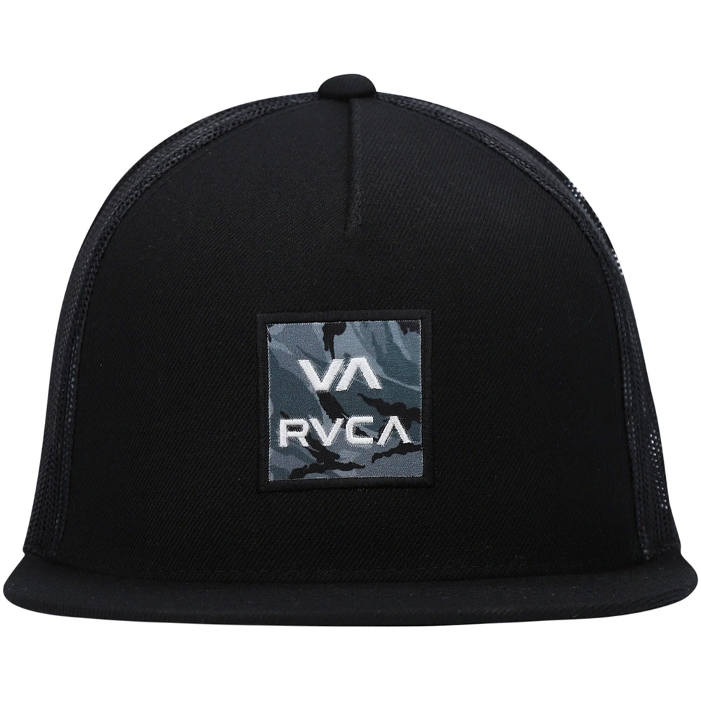 Casquette Snapback RVCA noire VA ATW pour homme