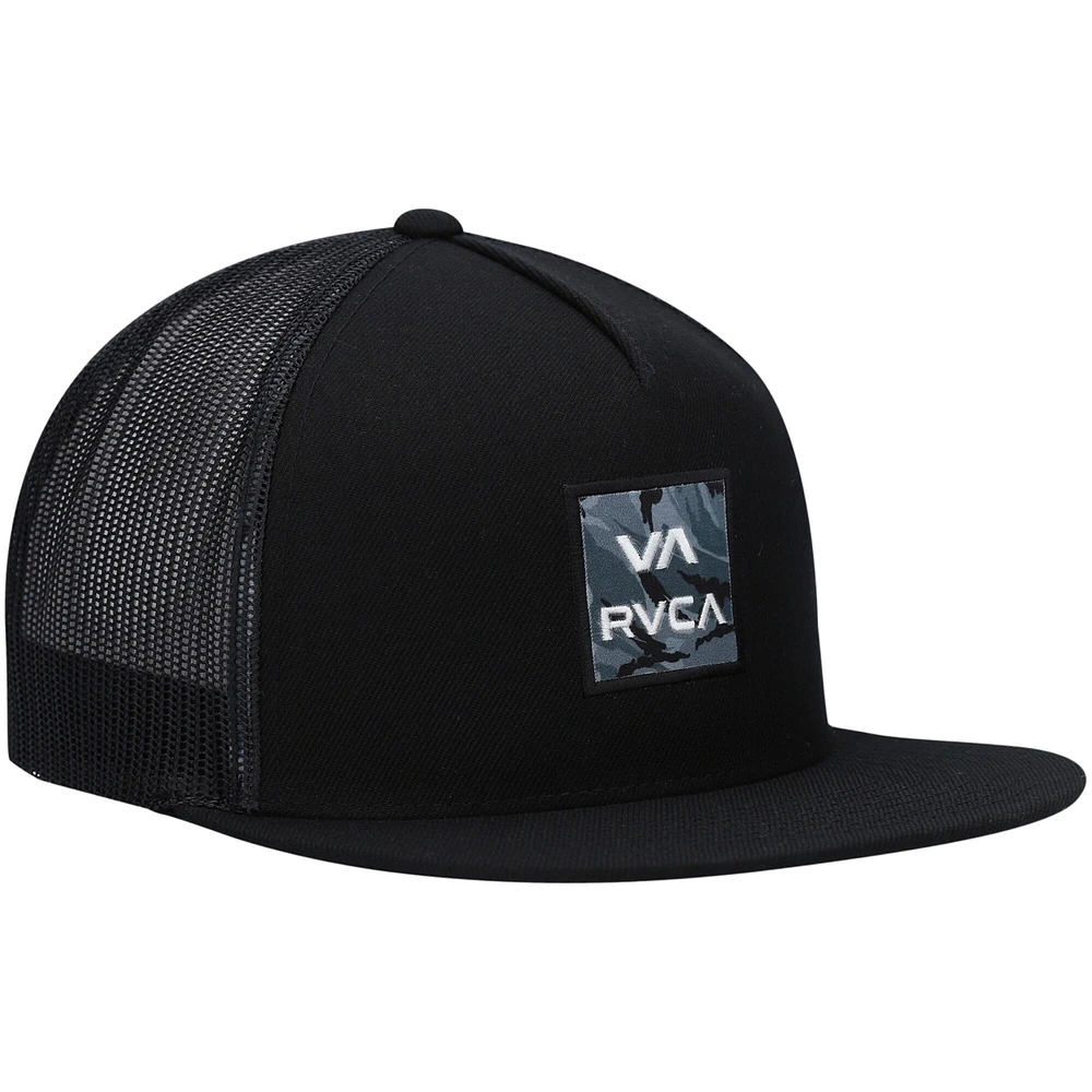 Casquette Snapback RVCA noire VA ATW pour homme