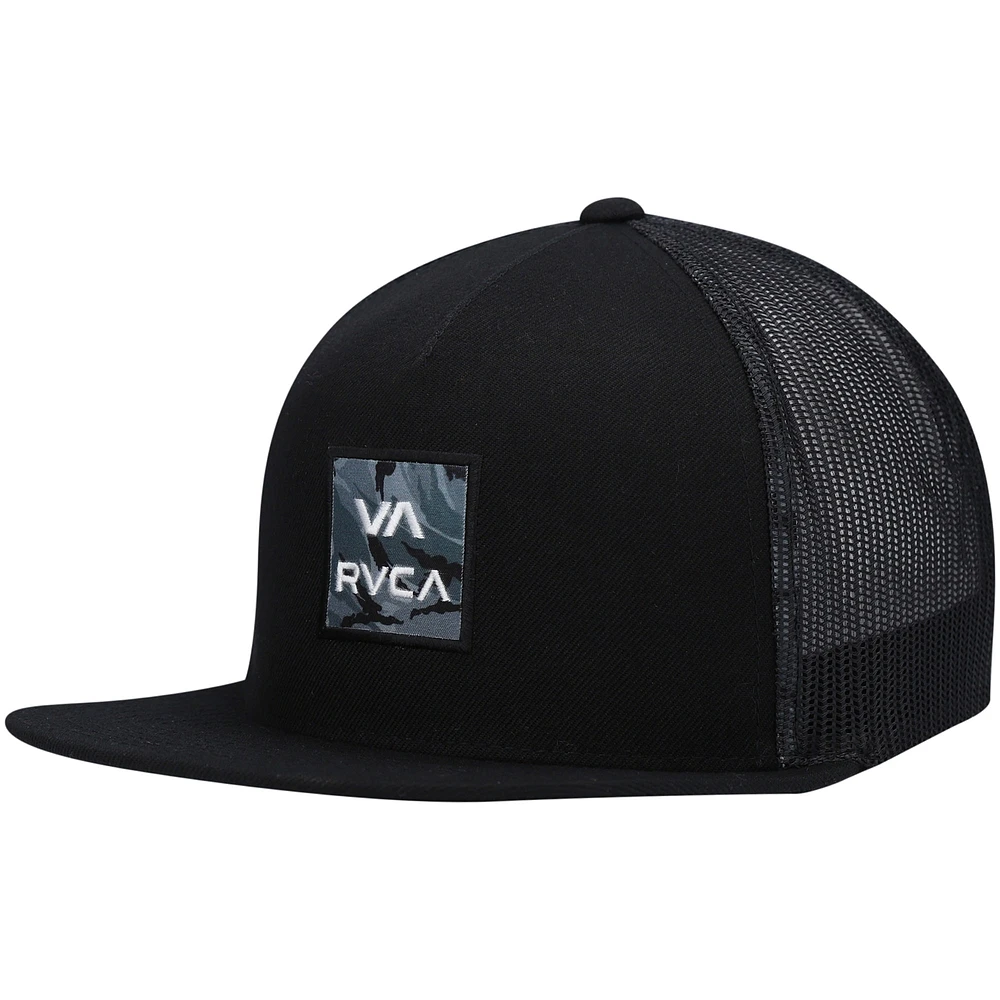 Casquette Snapback RVCA noire VA ATW pour homme