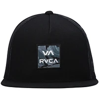 Trucker RVCA VA ATW noir pour hommes - Casquette Snapback