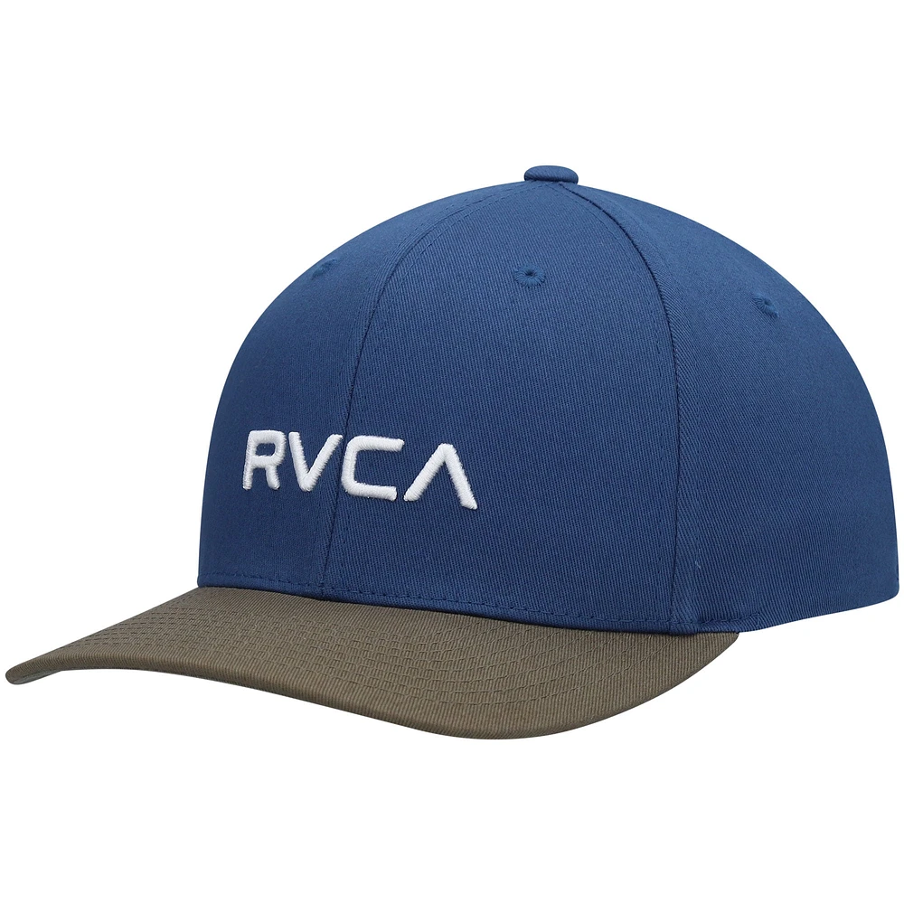 Casquette RVCA Solid Flex pour homme, bleu/gris