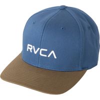 Men's RVCA Blue/Gray Wordmark - Flex Hat