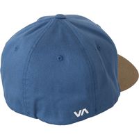 Men's RVCA Blue/Gray Wordmark - Flex Hat