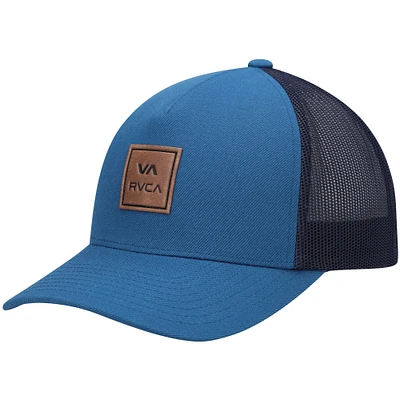 Casquette de camionneur Snapback All The Way RVCA bleu/bleu marine pour homme