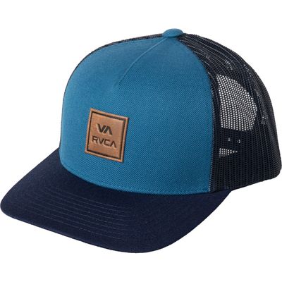 Men's RVCA Blue/Navy All the Way Trucker - Snapback Hat