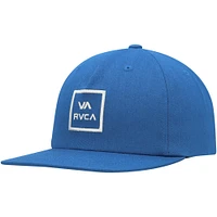 Casquette RVCA Freeman Snapback bleue pour hommes