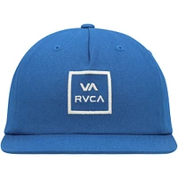 Casquette RVCA Freeman Snapback bleue pour hommes