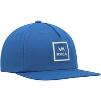 Casquette RVCA Freeman Snapback bleue pour hommes