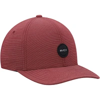 Men's RVCA Burgundy Shane - Flex Hat