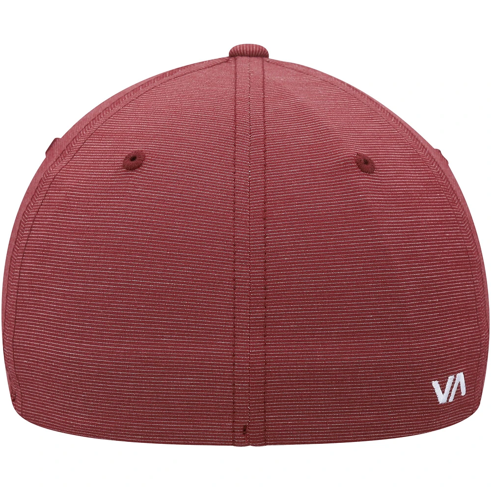 Men's RVCA Burgundy Shane - Flex Hat