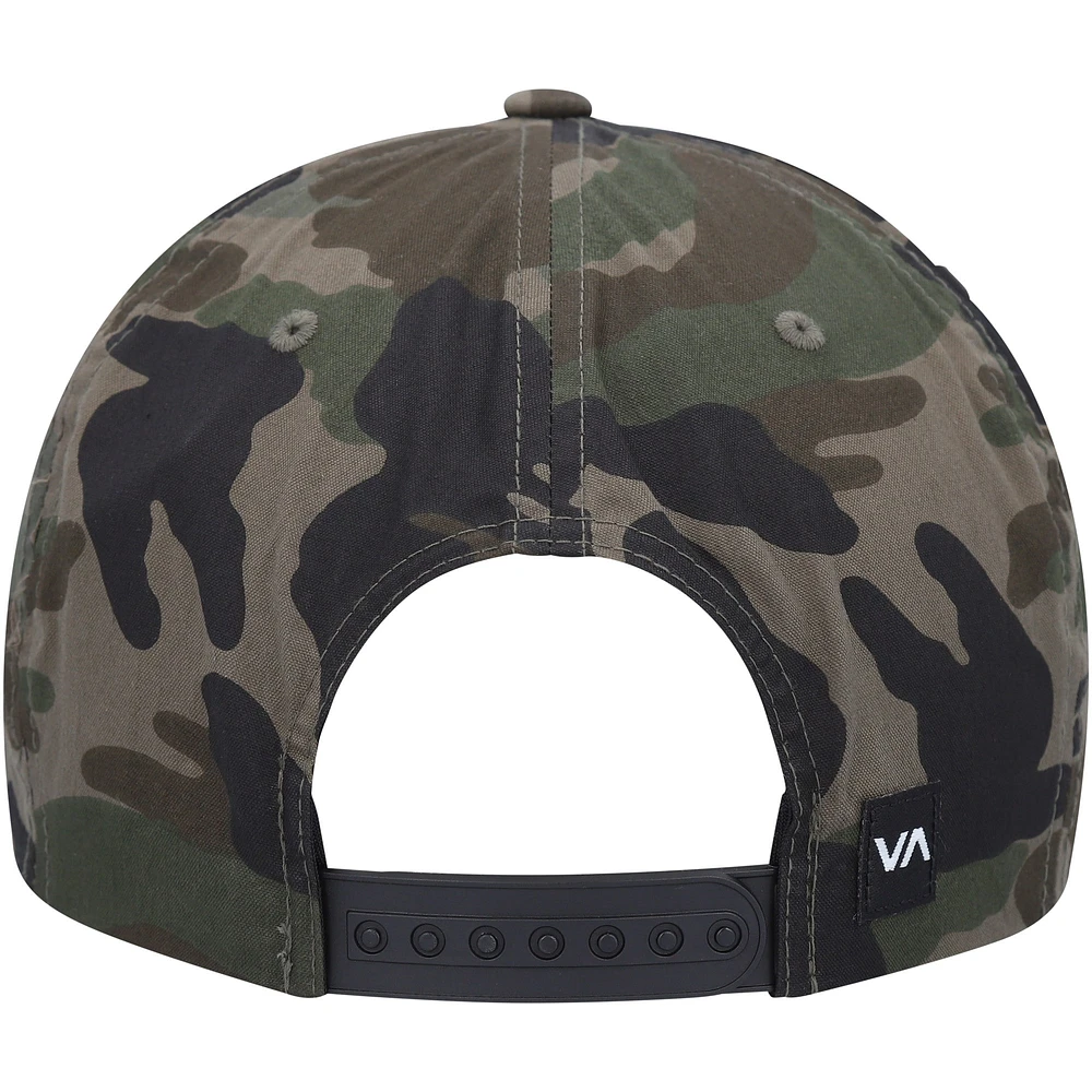 Men's RVCA Camo Commonwealth Adjustable Snapback Hat