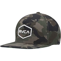 Casquette Snapback réglable RVCA Camo Commonwealth pour hommes