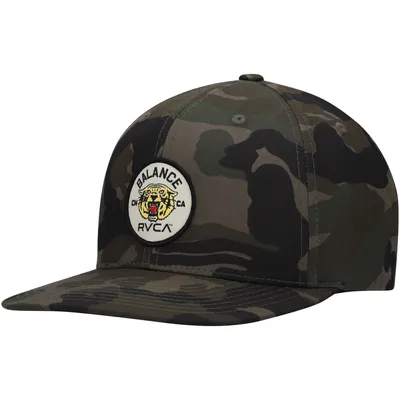 RVCA Squadron Snapback Hat - Camo