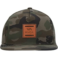 Casquette RVCA Camo VA All the Way Snapback pour homme