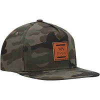 Casquette RVCA Camo VA All the Way Snapback pour homme