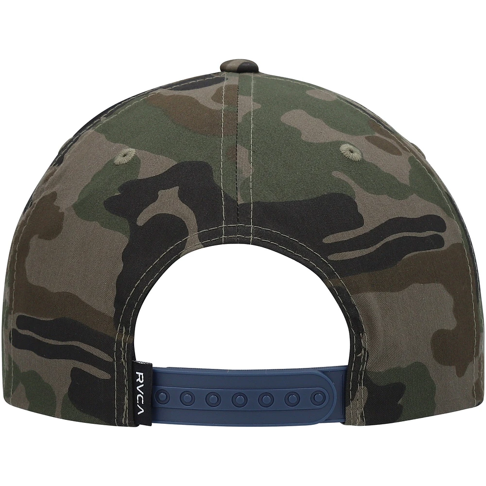 Casquette RVCA Camo VA All the Way Snapback pour homme