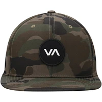 Men's RVCA Camo VA Patch Adjustable Snapback Hat